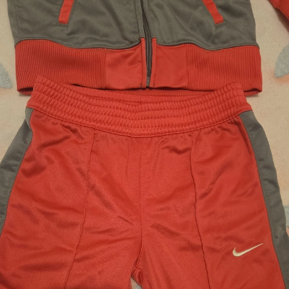 Nike Kids' Red and Gray Athletic Set